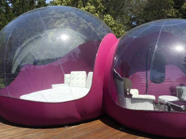 Burbujas inflables: el concepto de habitación-hotel - Turístico