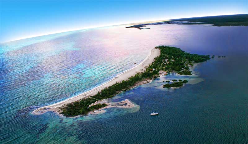 Isla-Pasión-en-Cozumel,-México