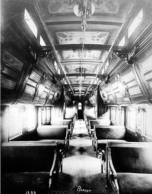 Interior del vagón Pioneer