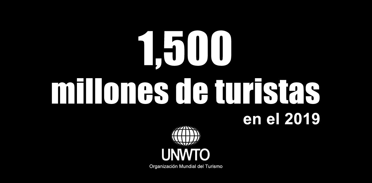 1500 millones de turistas en el 2019