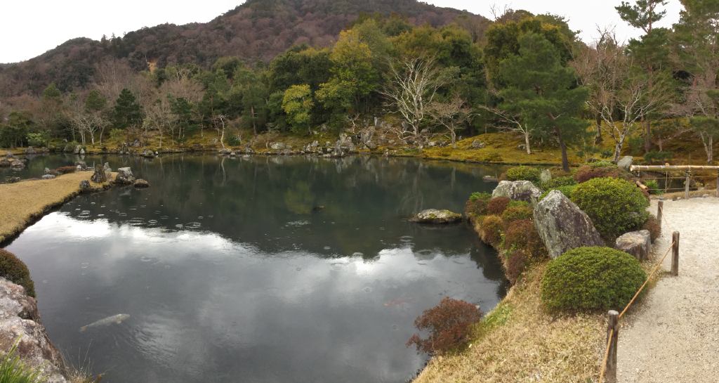 Jadín Zen en el templo Tenryu-ji