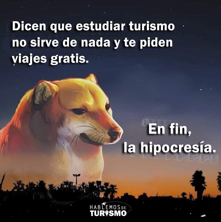 Hipocresía meme turismo