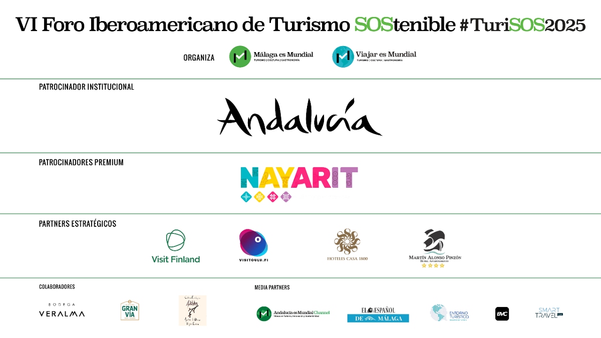 Cartel del VI Foro Iberoamericano de Turismo SOStenible
