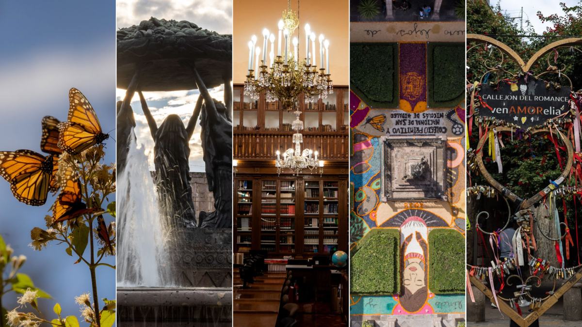 Collage de imágenes de Morelia