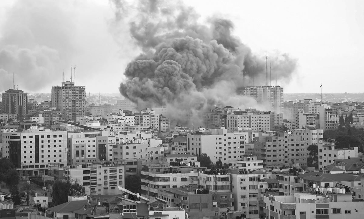 Ataque aéreo israelí en la Franja de Gaza