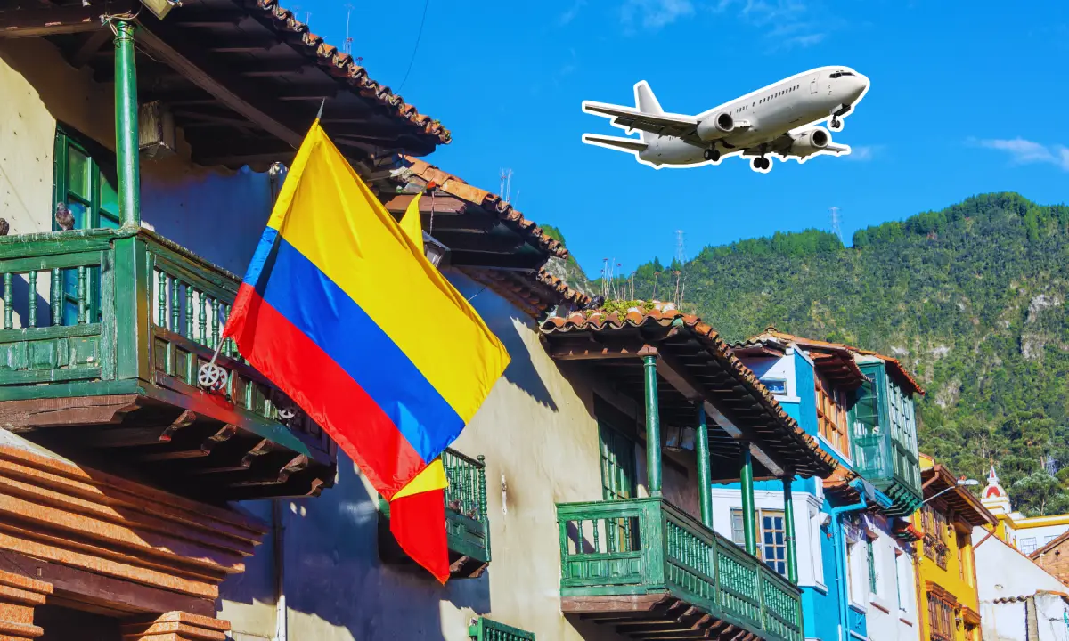 Avión en Colombia