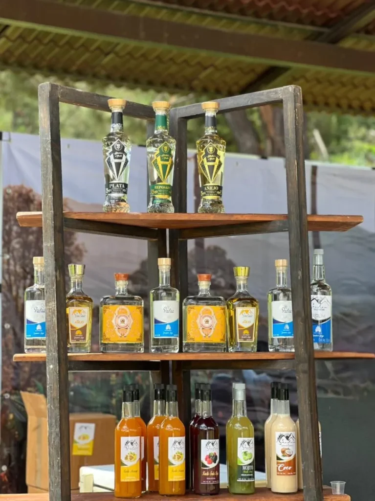 Botellas de Raicilla