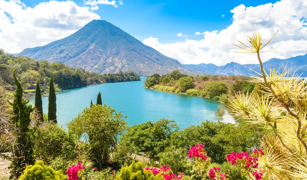 Lago Atitlán en Guatemala