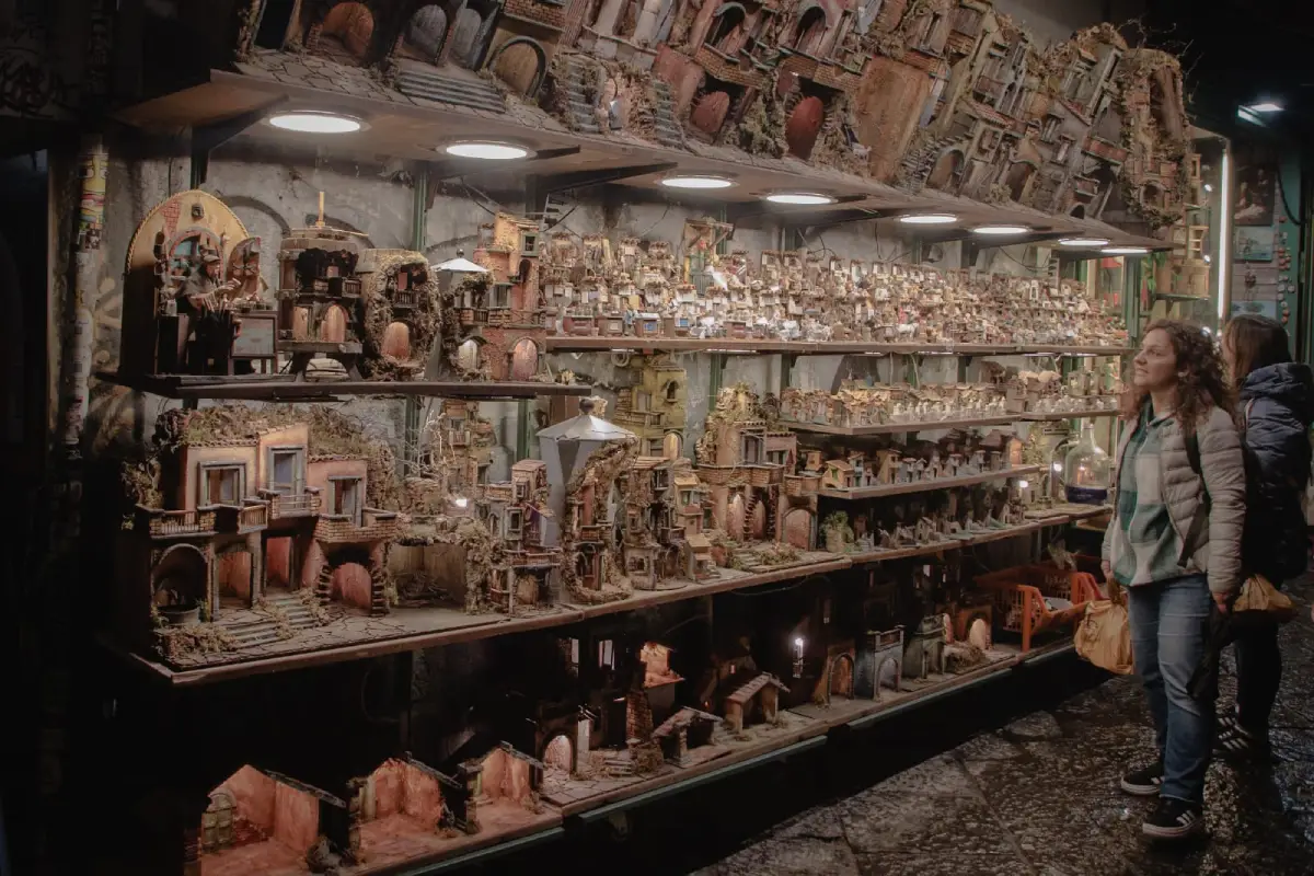 Puesto en la calle San Gregorio Armeno