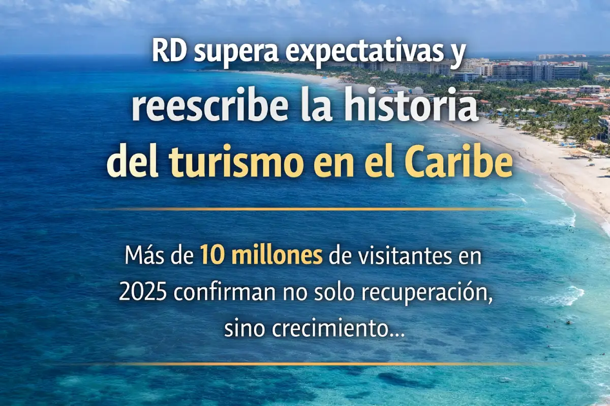 República Dominicana, 10 millones de visitantes.