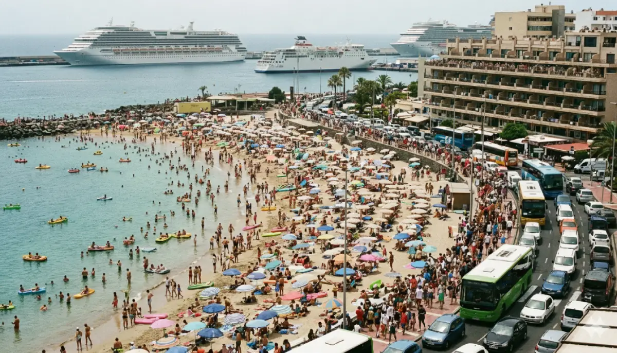 Saturación de turistas en las Islas Canarias