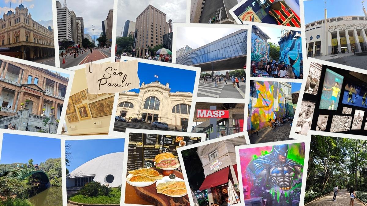 Collage de lugares en São Paulo