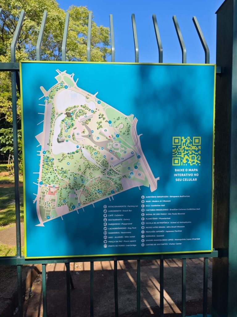 Mapa del Parque Ibirapuera