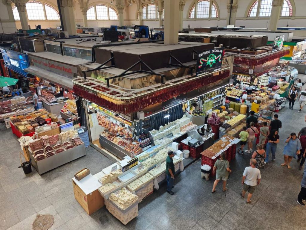 Puestos en el Mercado Municipal de São Paulo