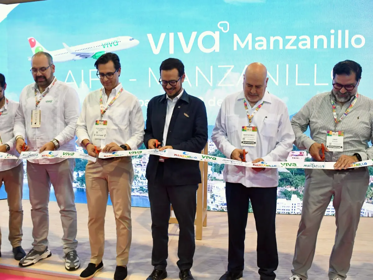 Anuncio de nueva ruta AIFA–Manzanillo