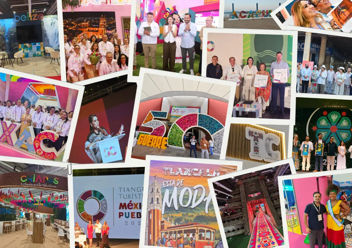 Collage del Tianguis Turístico México 2026