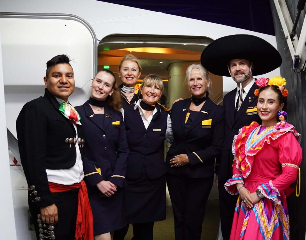 Tripulación de Lufthansa en México