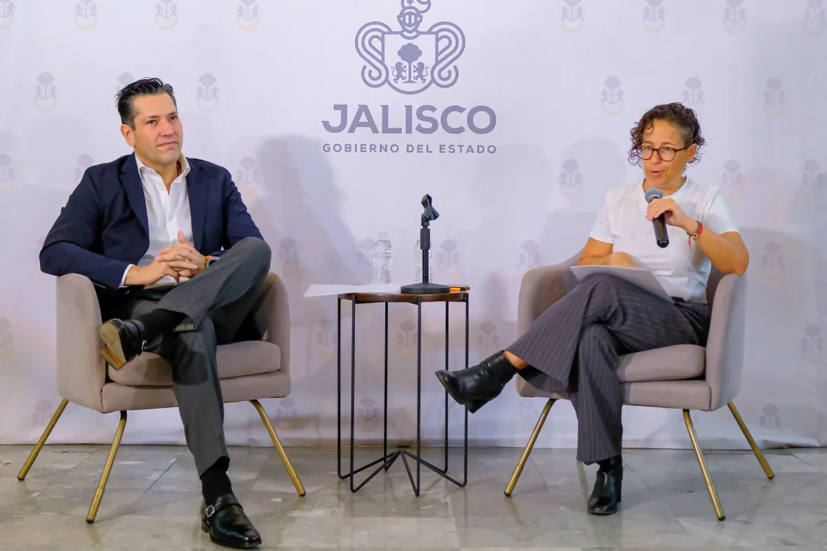 Mauro Garza Marín y Michelle Friedman