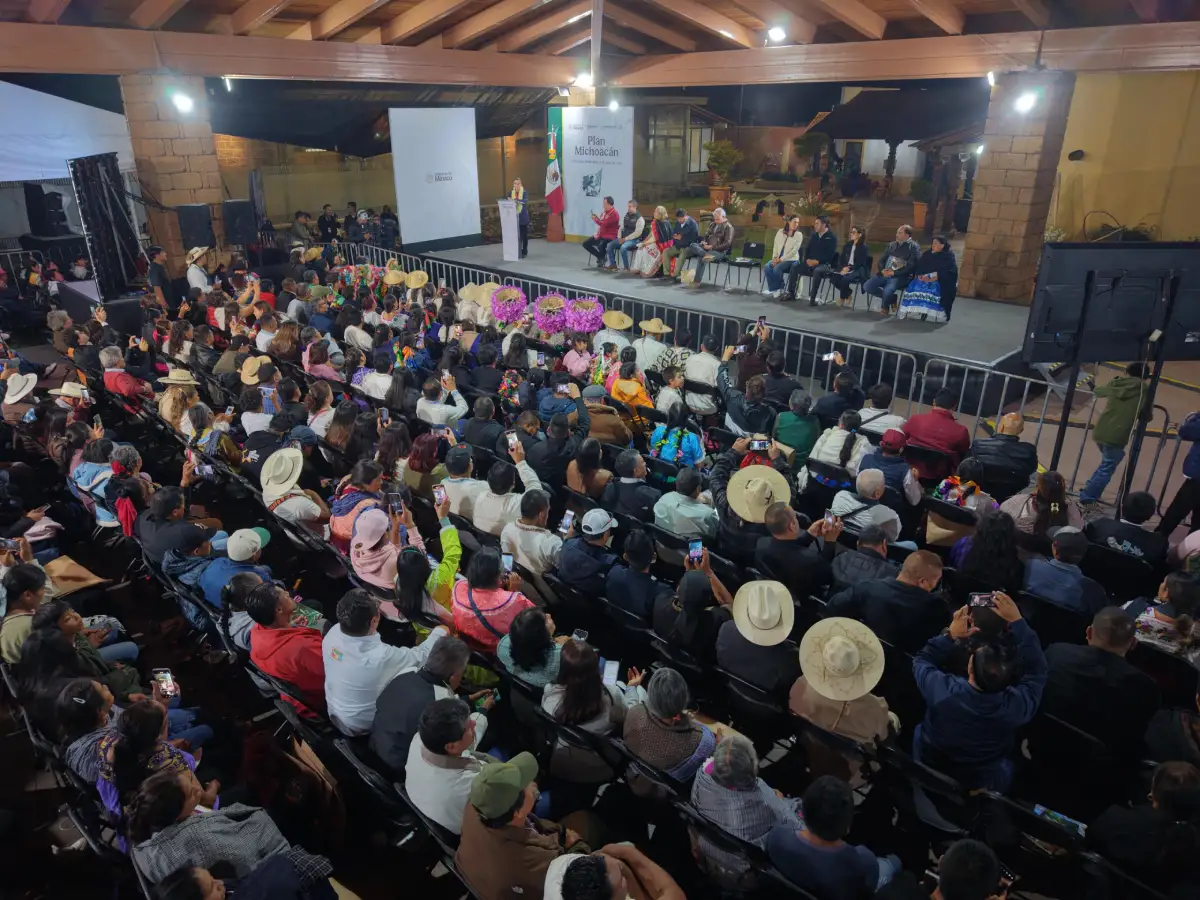 Presentación del Plan Michoacán por la Paz y la Justicia en Pátzcuaro