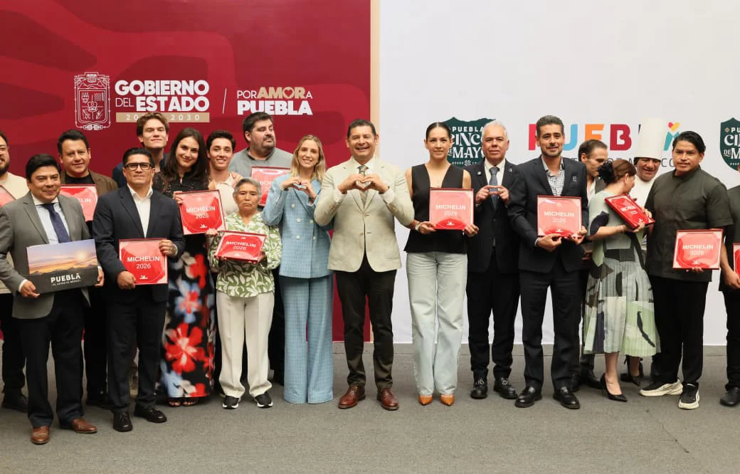Reconocimiento a restaurantes de Puebla que aparecen en la Guía MICHELIN México 2026