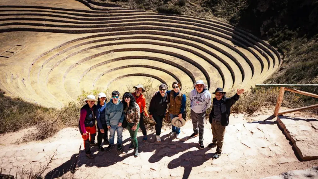 Terrazas concéntricas incas de Maras, en el Valle Sagrado de Cusco
