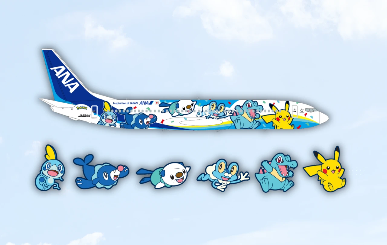 Blue Pokémon Jet de All Nippon Airways