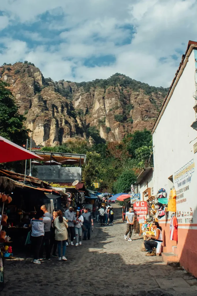 Calle en Tepoztlán