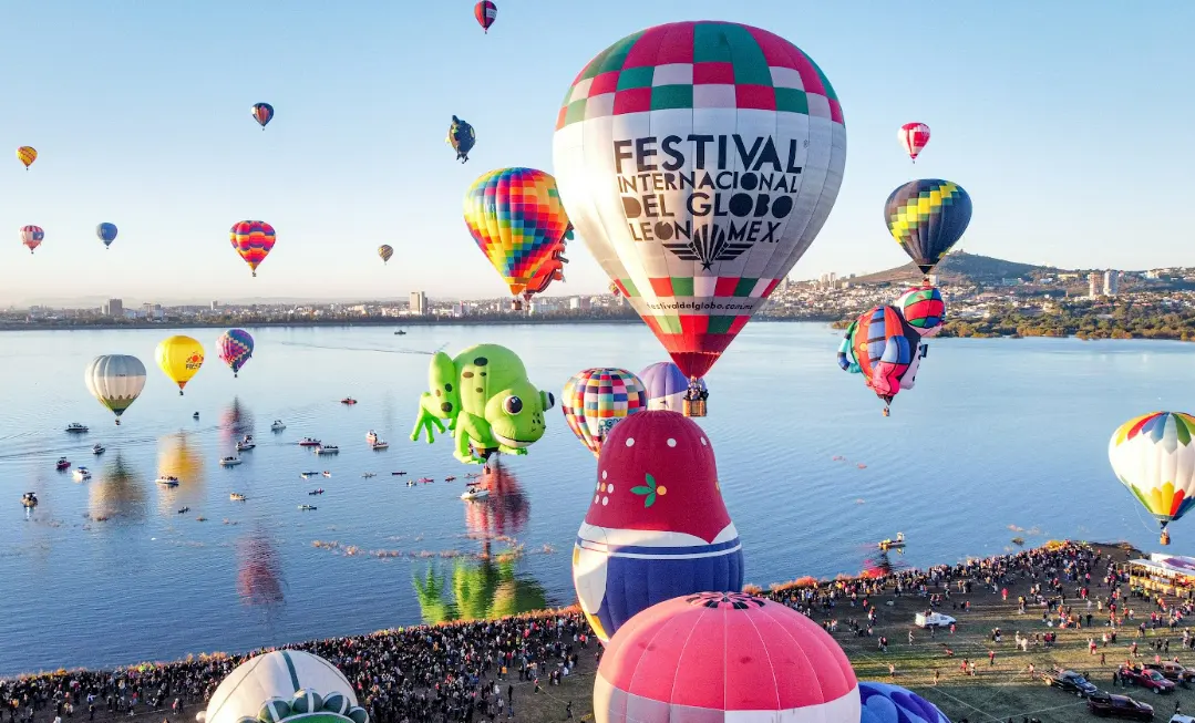 Globos aerostáticos en el Festival Internacional del Globo