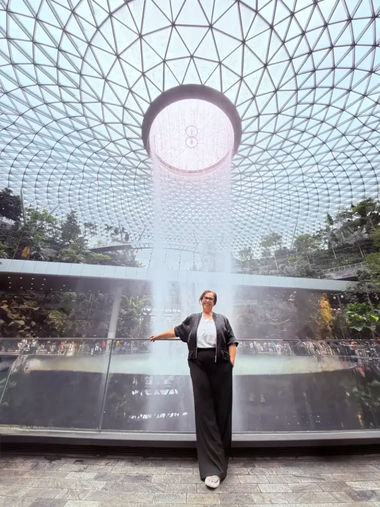 HSBC Rain Vortex en Changi Airport