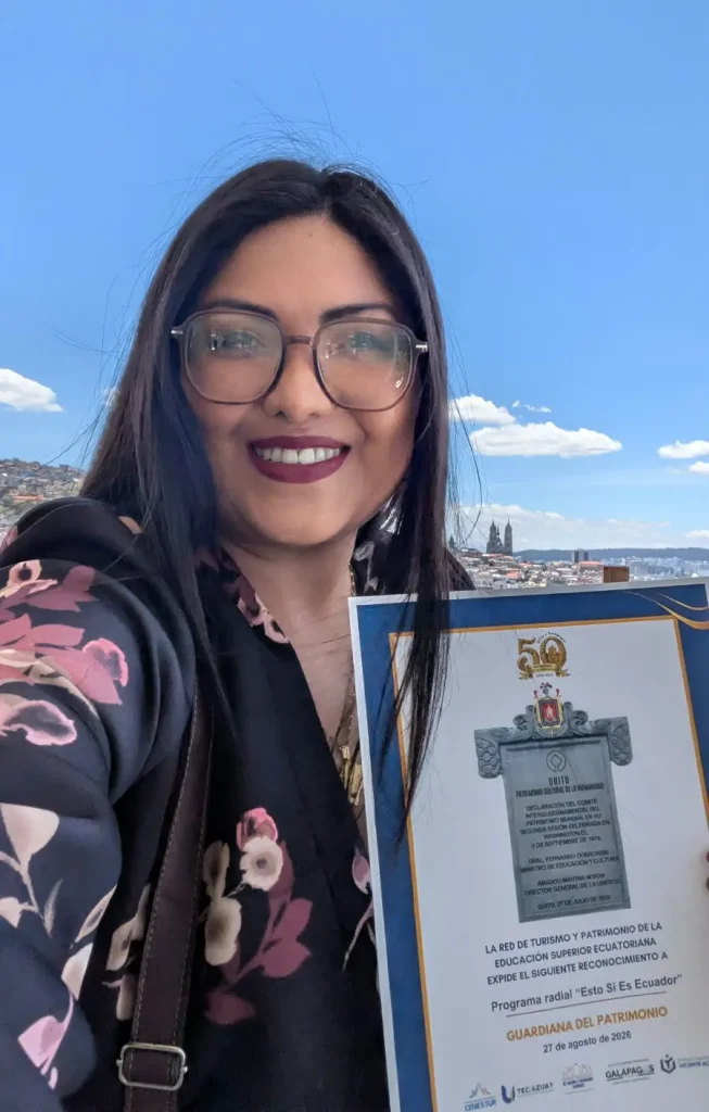 Jacqueline Granda - Guardiana del Patrimonio Ecuatoriano 2026