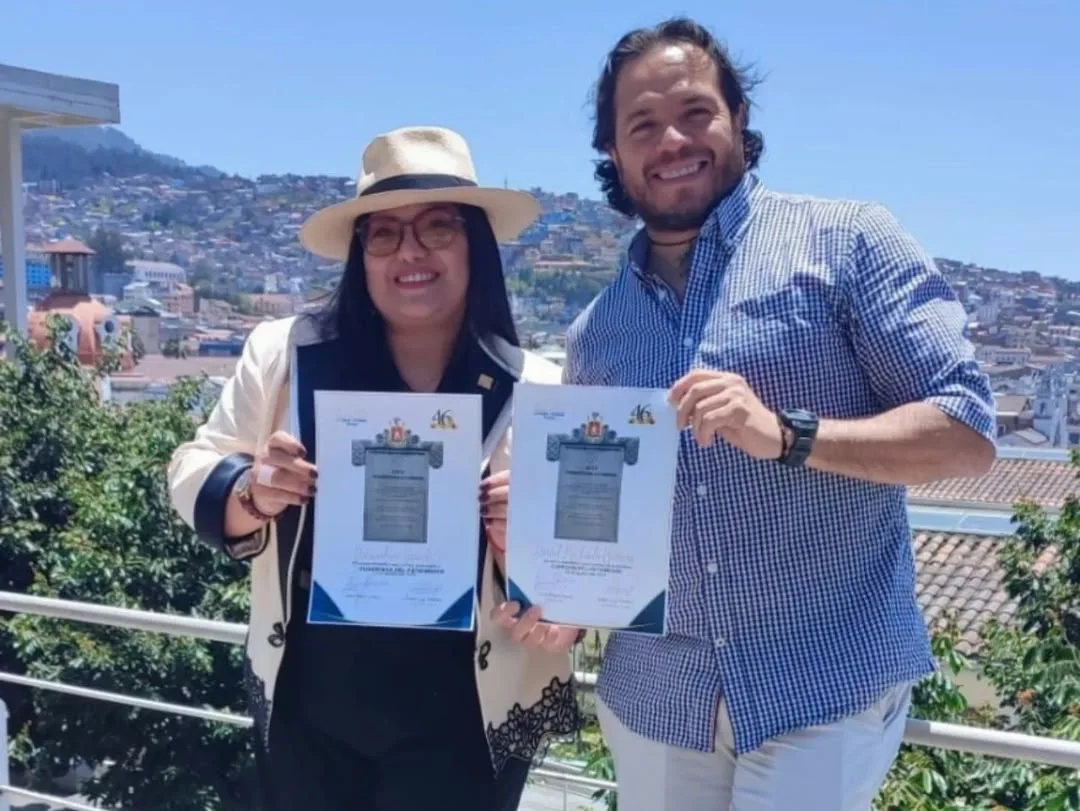 Jacqueline Granda y David Machado