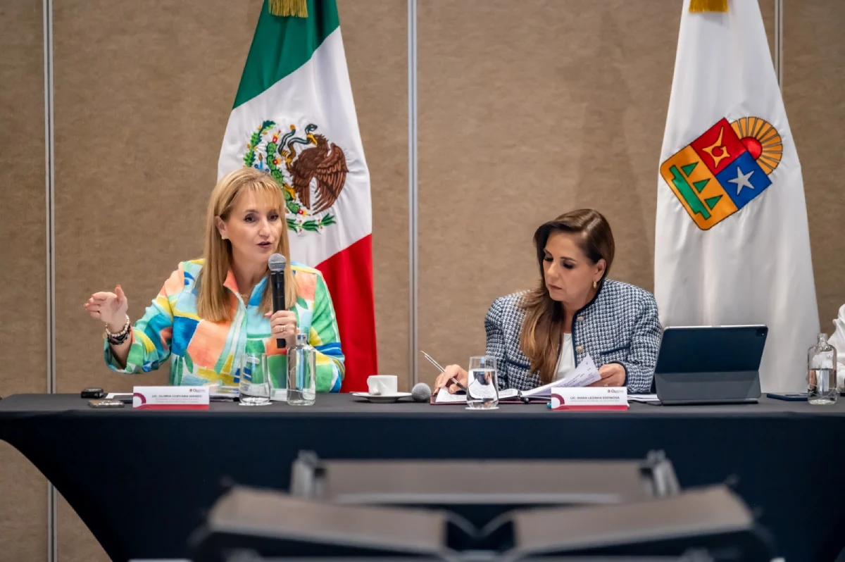 Gloria Guevara y Mara Lezama