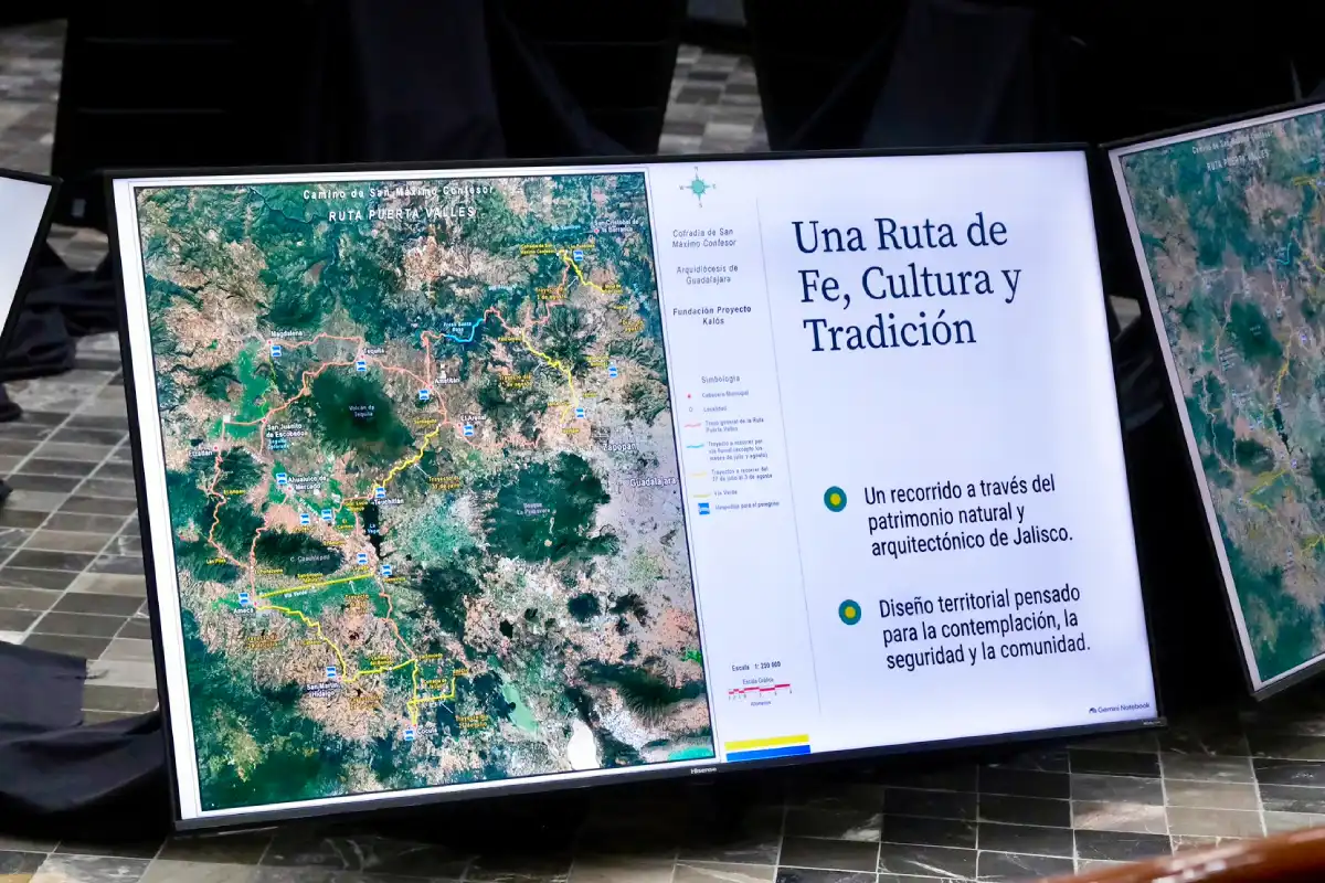 Ruta del Camino de San Máximo Confesor en Jalisco