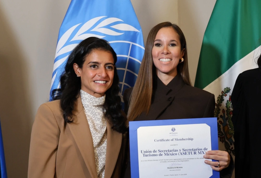 Shaikha Al Nowais y Mireya Sosa Osuna