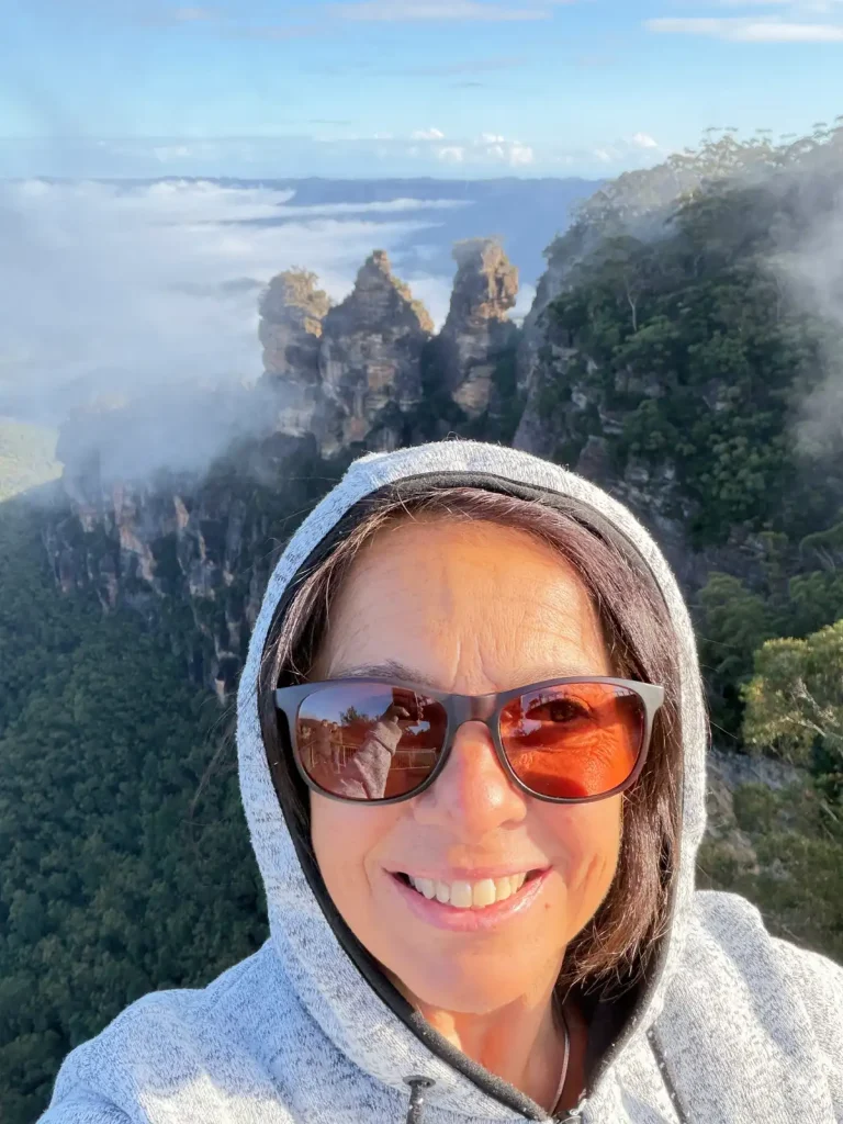 María Eugenia Ruiz en Las Blue Mountains