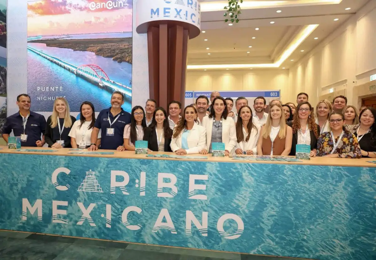 Pabellón del Caribe Mexicano en el Cancún Travel Mart 2026