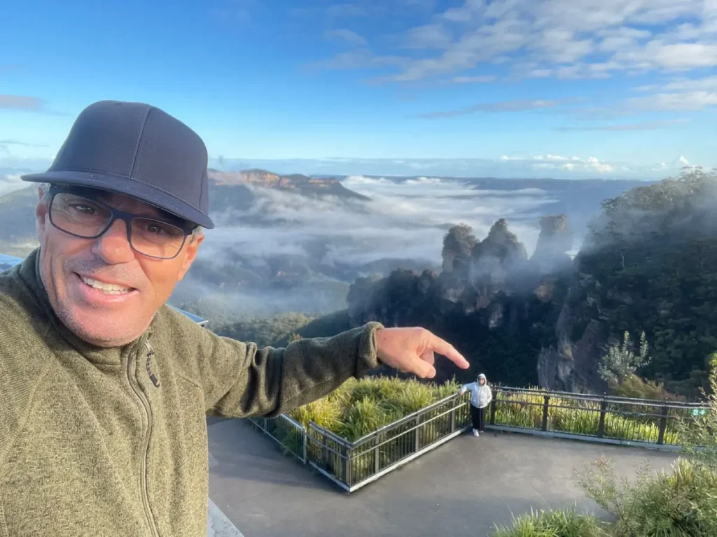 Pablo en Las Blue Mountains